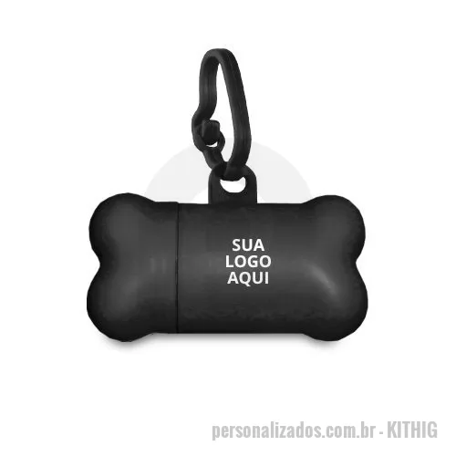 Kit higiene para pet personalizado - O Kit de Higiene para Cachorro em PP é um acessório prático e indispensável para os passeios com seu pet. O conjunto contém 20 sacos higiênicos em PE e um porta-saco em formato de osso, compacto e resistente. Além de funcional, o design divertido torna o produto ideal para ações promocionais, brindes corporativos ou revenda. Fácil de transportar, garante praticidade e higiene em qualquer lugar.