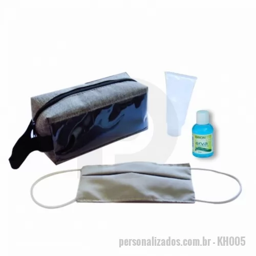 Kit higiene pessoal personalizado - KIT HIGIENE 4 PEÇAS