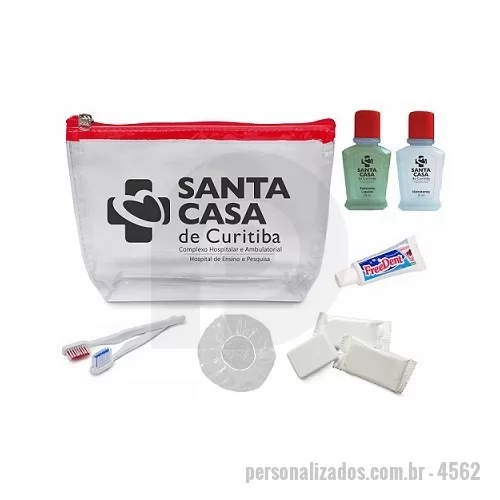Kit higiene pessoal personalizado - Kits Individuais Personalizados