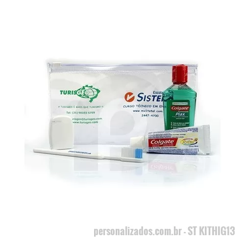 Kit higiene pessoal personalizado - Kits de Higiene Oral