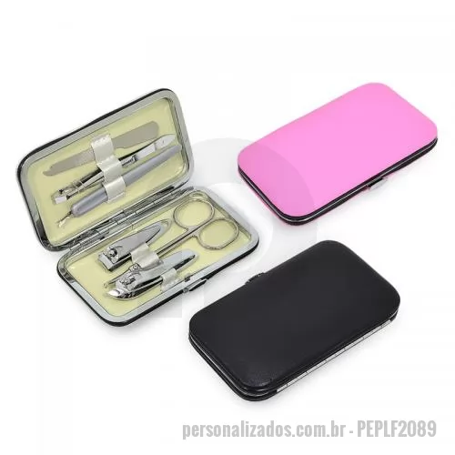 Kit manicure personalizado - Kit manicure personalizado com 6 pgs