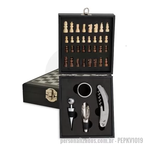 Kit vinho personalizado - Kit Vinho para Presente