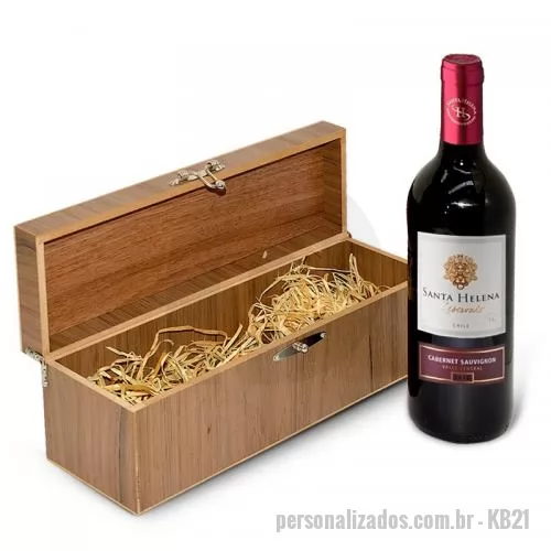 Kit vinho personalizado - Kit Vinho Porta Garrafa Personalizado