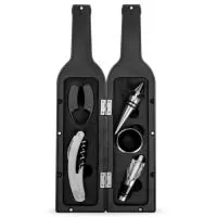 Kit Vinho Garrafa 5 peças - 32,3 x 7,2 cm