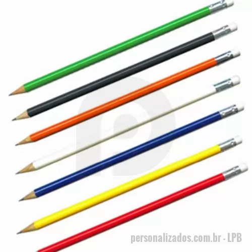 Lápis com Borracha personalizado - lápis com borracha