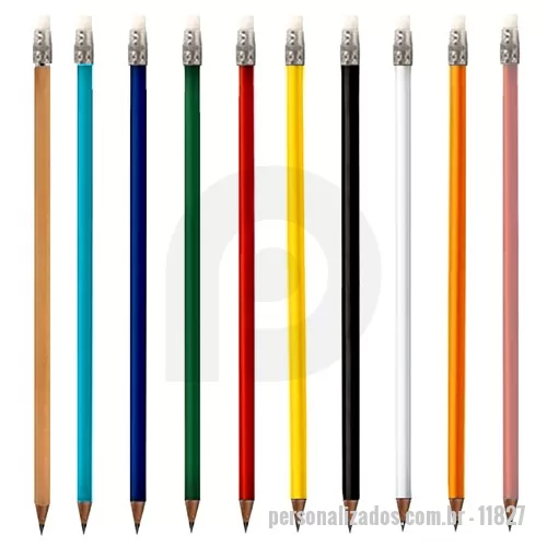 Lápis ecológico personalizado - lápis com borracha
