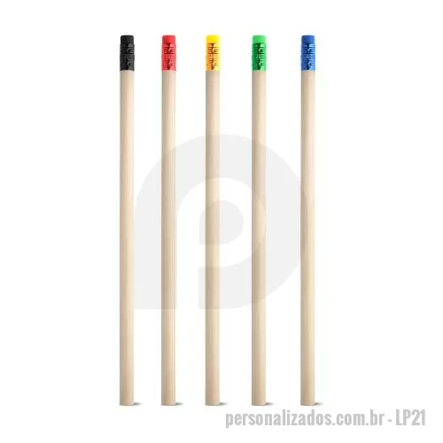 Lápis personalizado - Lápis com Borracha Personalizado