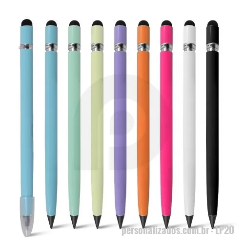 Lápis personalizado - Lápis Infinito com Corpo em Metal Personalizado