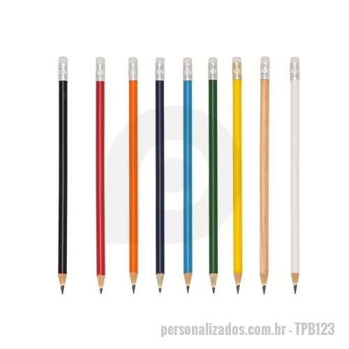 Lápis personalizado - Lápis com Borracha