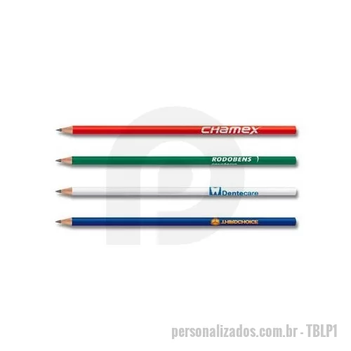 Lápis personalizado - Lápis Ecológico com ou sem borracha em diversas cores.