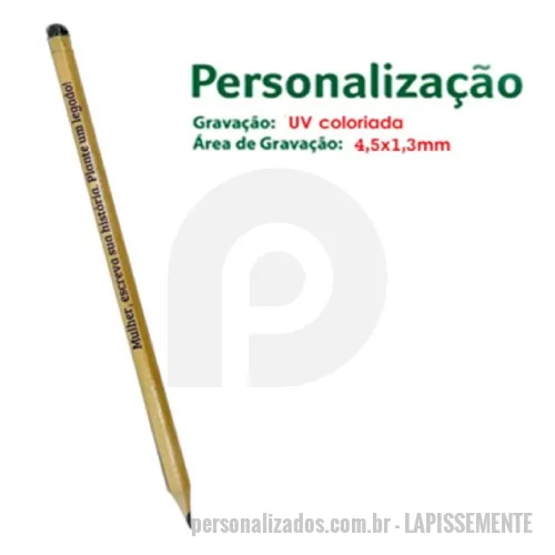 Lápis Semente Ecológico personalizado - 