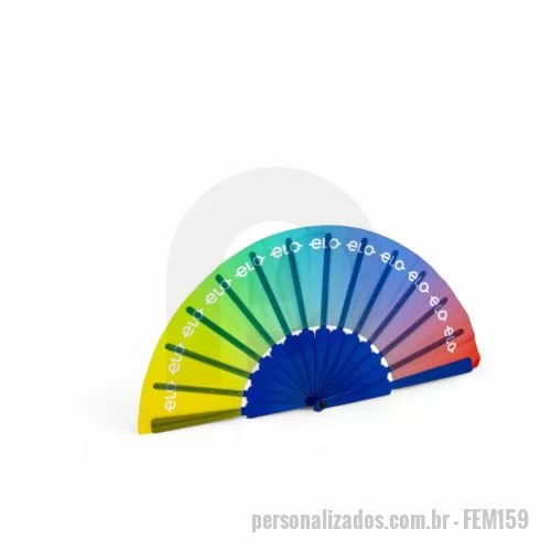 Leque dobrável personalizado - Leque Personalizado