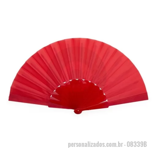 Leque personalizado - Leque prático e leve, ideal para ações promocionais, eventos, feiras, festas e campanhas. Possui estrutura em plástico e tecido Oxford, oferecendo uma solução funcional para divulgação da sua marca com praticidade.