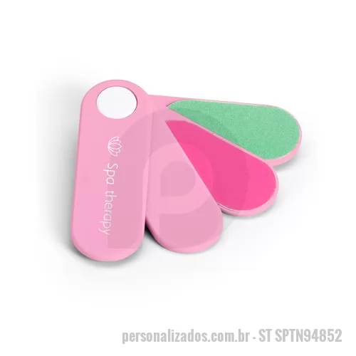 Lixa de unha personalizada - Mini Lixa de Unha para Brindes