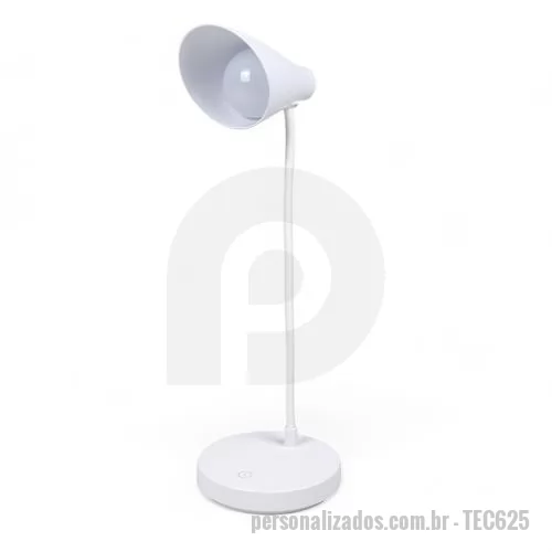 Luminária personalizada - Luminária LED Articulável Personalizada