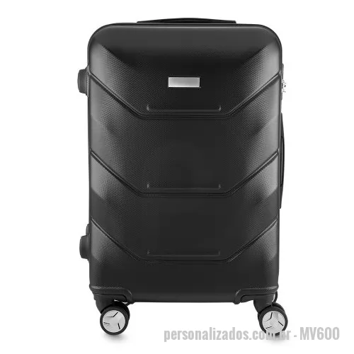 Mala de viagem personalizada - Mala viagem pequena ABS (Estireno de acrilonitrilo e butadieno Forro poliéster Sistema de carrinho de aço Alça de mão Quatro rodas de 360 graus Tipo de gravação: Plaquinha de metal