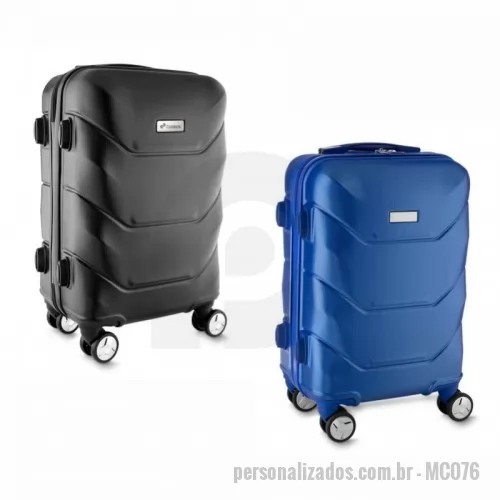 Mala de viagem personalizada - Tipo de gravação: Resina aplicada. Mala viagem pequena ABS (Estireno de acrilonitrilo e butadieno Forro poliéster Sistema de carrinho de aço Alça de mão Quatro rodas de 360 graus