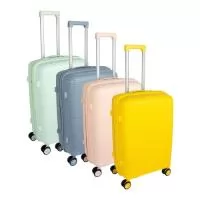 Projetada para oferecer praticidade e conforto, esta mala une o plástico resistente a um design exclusivo. Perfeita para qualquer viagem, ela apresenta um interior inteligente com divisória equipada com bolso em tela e cinta compressora, garantindo organização e segurança para os seus pertences. Com 4 apoios laterais para maior estabilidade e 4 rodas com giro 360°, proporciona locomoção suave em qualquer direção. O puxador ergonômico, as duas alças de mão e o cadeado TSA agregam proteção, mobilidade e facilidade no manuseio. Ideal para quem busca espaço, funcionalidade e segurança em suas viagens.