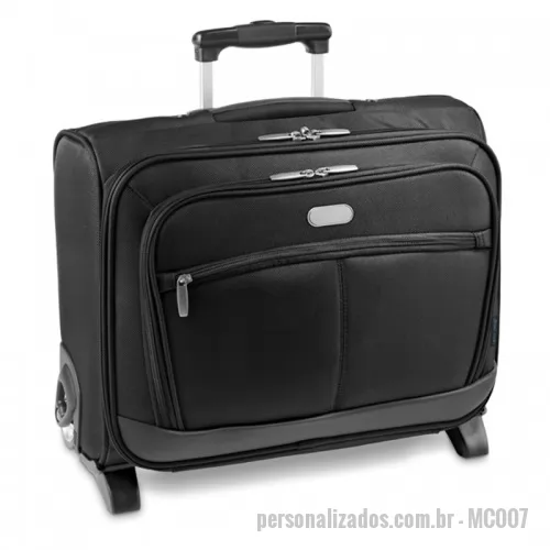 Mala personalizada - Mala/Maleta Retangular com Rodas para Notebook