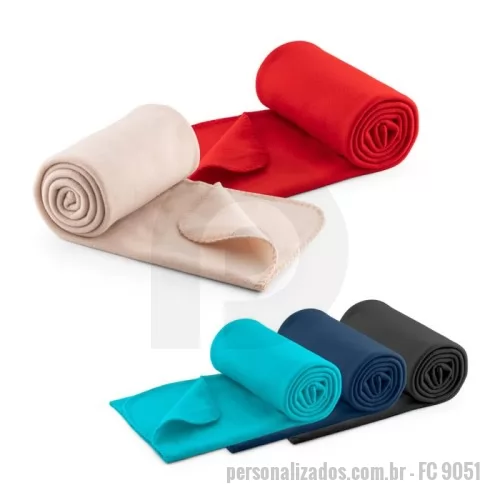 Manta personalizada - Manta em tecido polar (180 g/m²), disponível em várias cores. 1450 x 950 mm SPOT Últimas Chegadas