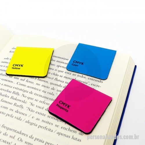 Marcador de Página Magnético Personalizado - Personalizados.com.br
