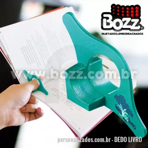 Marcador de página personalizado - Marcador de página Personalizado - DEDO LIVRO - Dedo livro personalizado com tampografia - 32698 - Marcador de página