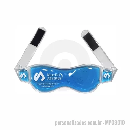 mascara com gel personalizada - MÁSCARA DE GEL - GELOX - COLORIDO - 30X10 CM - GEL CLÍNICO - MATERIAL PVC - LOGO DE SUA PREFERÊNCIA 