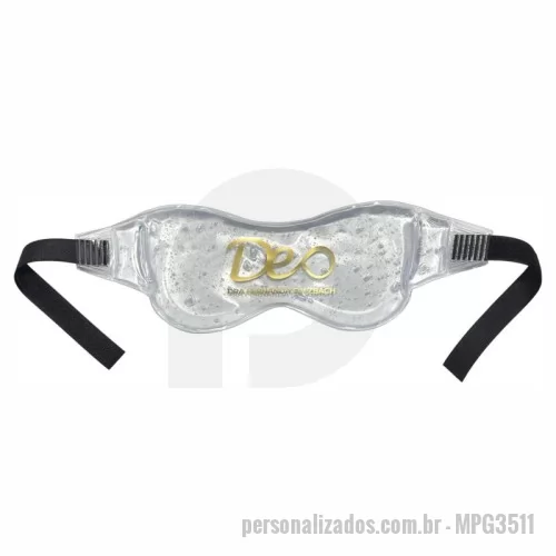 mascara de gel personalizada - MÁSCARA DE GEL TIRA VELCRO - GELOX - 35X11 CM - GEL CLÍNICO - MATERIAL PVC - LOGO DE SUA PREFERÊNCIA 