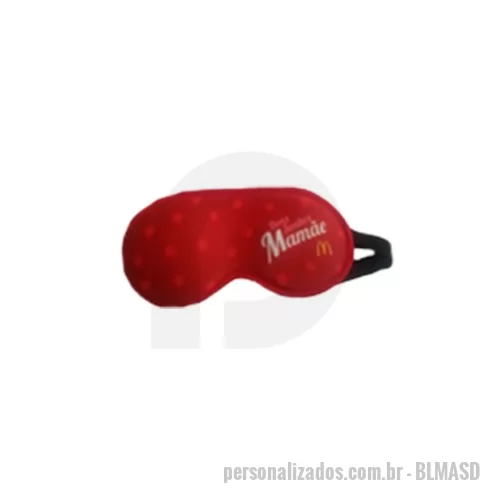 Máscara para dormir personalizada - Máscara de Dormir em Isoflex Sublimado