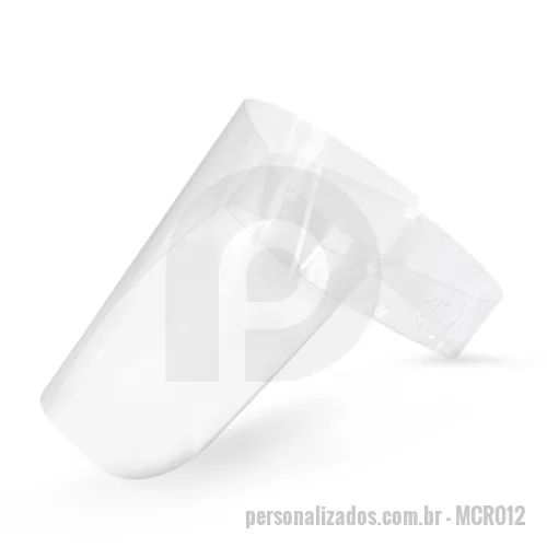 Máscaras face shield personalizado - Máscara de Proteção Facial Promocional