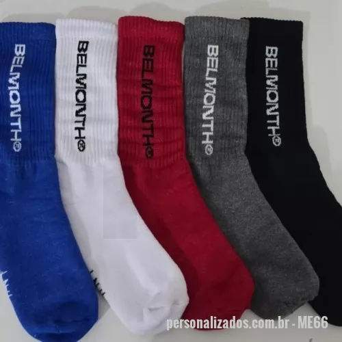 Meia personalizada - MEIA EM ALGODÃO PERSONALIZADA COM A SUA MARCA.INCLUIMOS ETIQUETA E TAG PERSONALIZADA.FABRICAÇÃO PROPRIA.