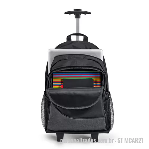 Mochila com carrinho personalizada - Mochila Importada Personalizada de Carrinho