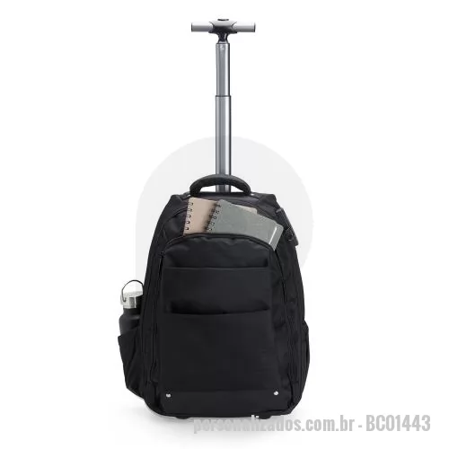 Mochila com carrinho personalizada - Mochila 27 Litros com Rodinhas