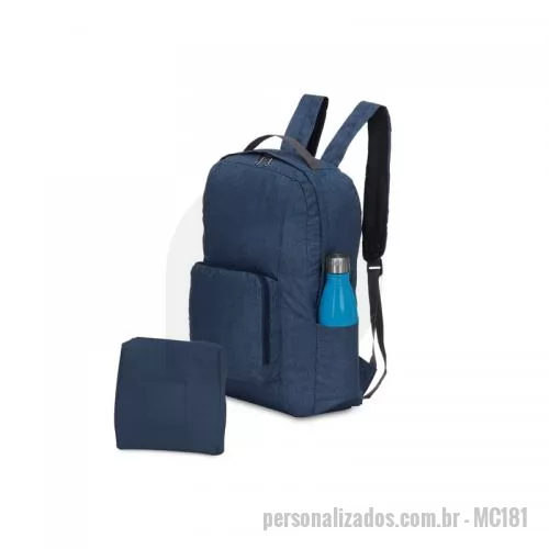 Mochila dobrável personalizada - Mochila Dobrável Personalizada