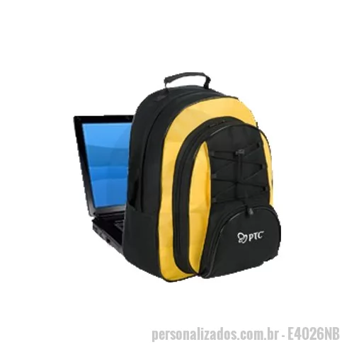 Mochila para notebook personalizada - Mochila NoteBook 6 Divisórias 33x43x24