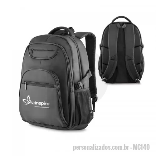 Mochila para notebook personalizada - Mochila para Notebook com USB Personalizada