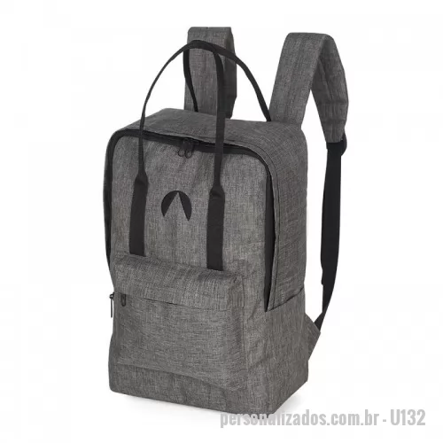 Mochila para notebook personalizada - MOCHILA NOTEBOOK KAKEM PERSONALIZADA COM LOGO 