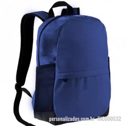 Mochila para notebook personalizada - Fabricamos em diversos materiais e com variadas opções de cores à escolha (verificar disponibilidades)  Personalizamos em Silk, Sublimação, laser, entre outros. Consulte as gravações de acordo com o material escolhido.  A EV Brindes possui sua própria fábrica, assim podendo confeccionar em diversas medidas, cores e materiais.