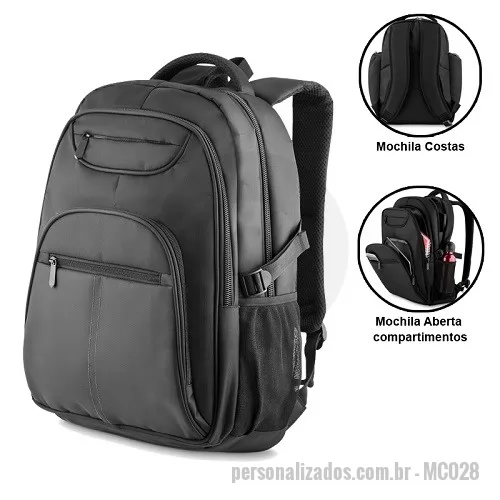 Mochila para notebook personalizada - Mochila para Notebook 15.6 Polegadas
