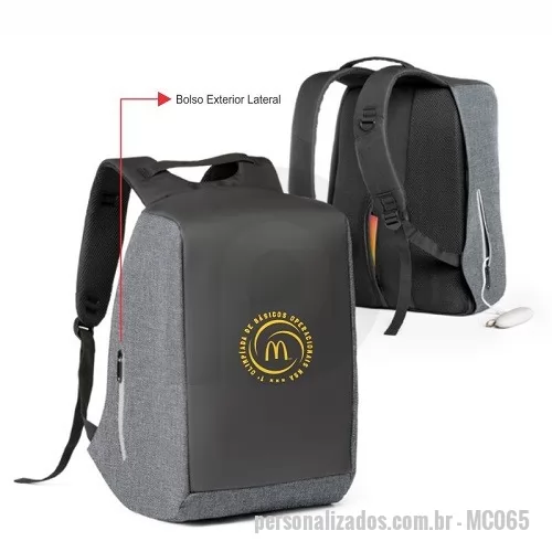 Mochila para notebook personalizada - Mochila para Notebook 15.6 Polegadas