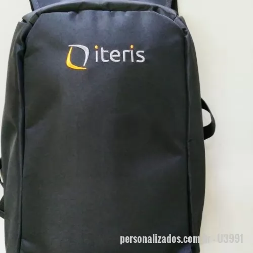 Mochila para notebook personalizada - MOCHILA NOTEBOOK  PERSONALIZADA COM LOGO