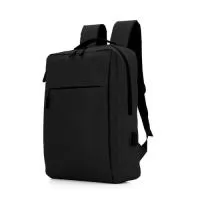 "Mochila para notebook em tecido poliéster 600D e interior em 210D. Parte externa: 2 Bolsos frontais com ziper