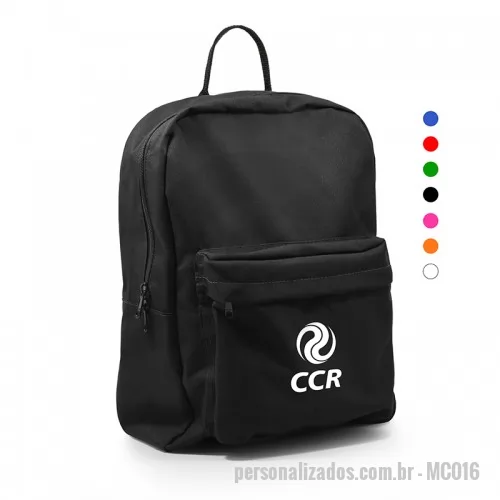 Mochila personalizada - Mochila com Amplo Bolso Frontal