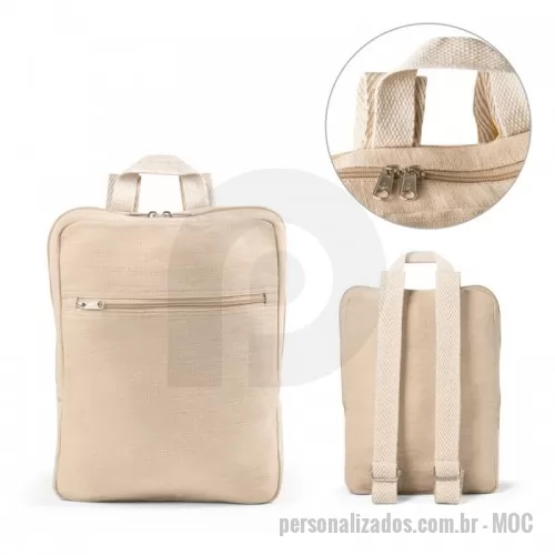 Mochila personalizada - mochila em juco