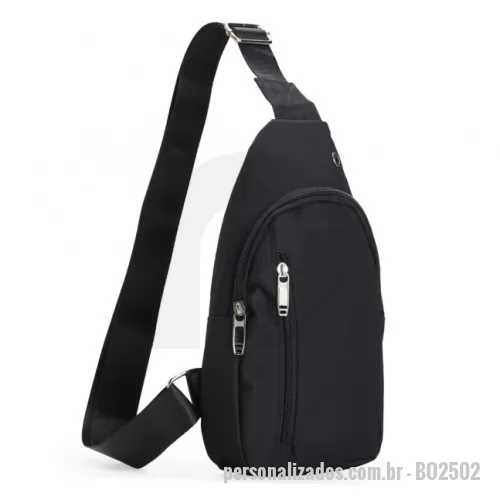 Mochila personalizada - Mochila Personalizada - BO2502 - BOLSA DE OMBRO EM NYLON - 171294 - Mochila