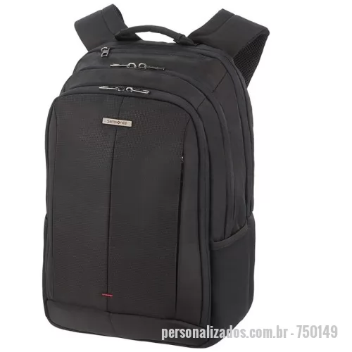 Mochila personalizada - A Mochila Samsonite para Notebook Guard IT 2.0 é fabricada em poliéster e possui na parte interna, bolsos organizadores, compartimento exclusivo para notebook de até 15.6