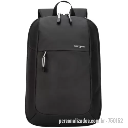 Mochila personalizada - Mochila Targus Intellect Essentials conta com compartimento acolchoado para notebooks de até 15,6