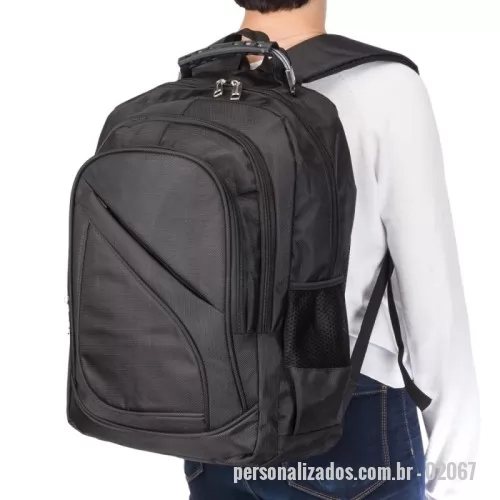 Mochila personalizada - Mochila de Nylon - 44 x 34 x 14 cm
