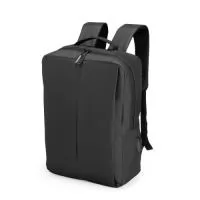 A Mochila de Poliéster 20 Litros combina funcionalidade e design moderno, ideal para acompanhar o dia a dia no trabalho ou na escola. Projetada para oferecer conforto e praticidade, ela conta com alças ajustáveis e dois compartimentos que tornam a organização mais fácil. O compartimento principal é perfeito para notebooks de até 14 polegadas e inclui divisórias e entrada USB. Além disso, possui um compartimento adicional com zíper para itens essenciais e engate para mala de viagens. Com sua capacidade de 20 litros, esta mochila é a escolha certa para quem busca estilo e funcionalidade em um só produto.  Altura: 39 cm Largura: 28 cm Profundidade: 11 cm Medidas aproximadas para gravação(CxL): 32 cm x 8 cm Peso aproximado(g): 486