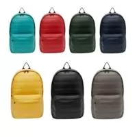 Mochila em tecido puffer, com compartimento para notebook